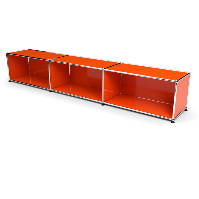 Lowboard 1x3 offen, Orange