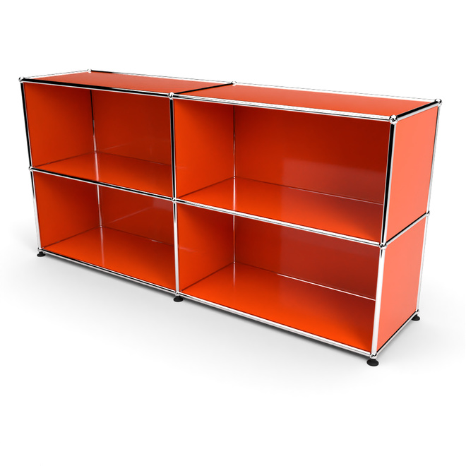 Sideboard 2x2 offen, Orange