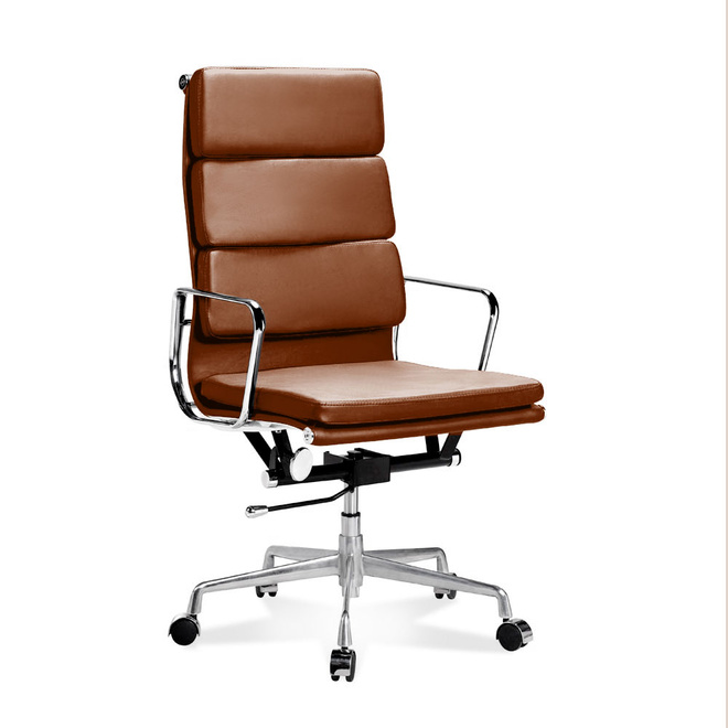 Silky Smooth Chair 19 - Hoher Office Stuhl mit weichem Polster