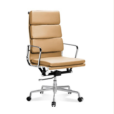 Silky Smooth Chair 19 - Hoher Office Stuhl mit weichem...
