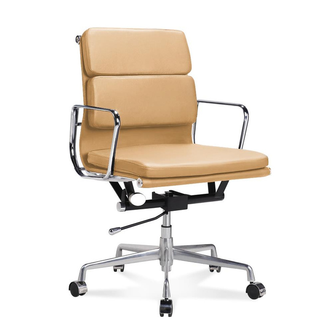 Silky Smooth Chair 17 - Halbhoher Office Stuhl mit weichem Polster