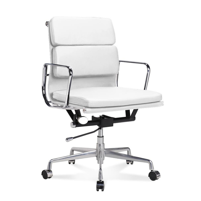 Silky Smooth Chair 17 - Halbhoher Office Stuhl mit weichem Polster