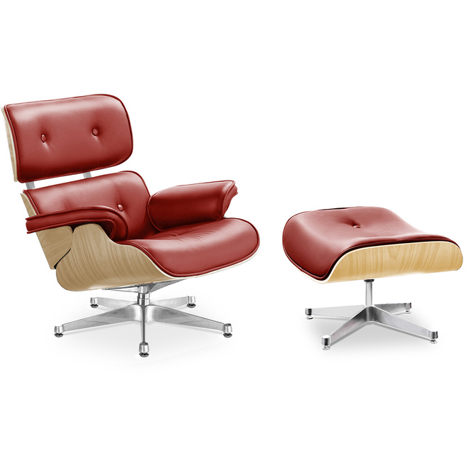 Lounge Sessel Charly mit Ottoman