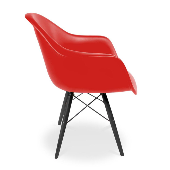 Arm Chair Plastic Wood Stuhl