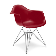 Arm Chair Plastic Chrome Stuhl