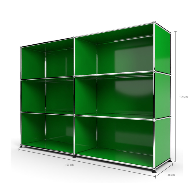 Highboard 3x2 offen, Grn