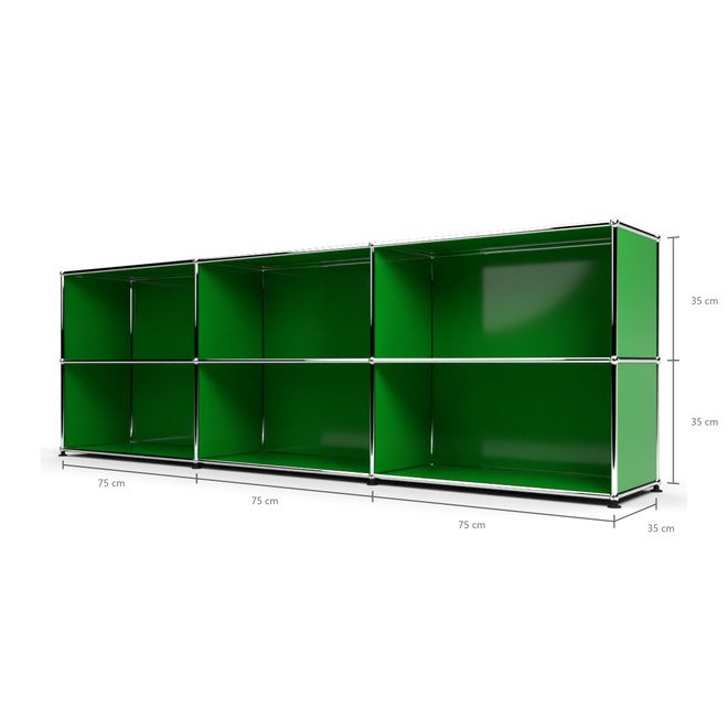 Sideboard 2x3 offen, Grn