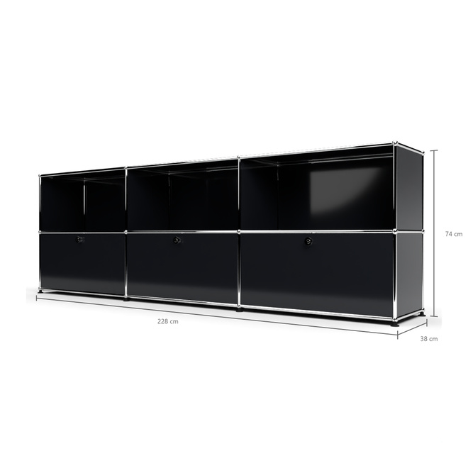 Sideboard 2x3 mit 3 Klapptren