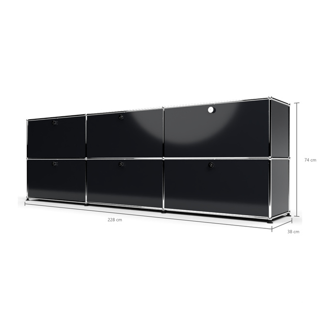 Sideboard 2x3 mit 6 Klapptren