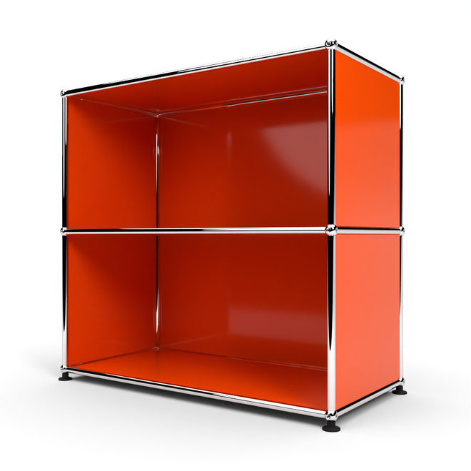 Sideboard 2x1 offen, Orange