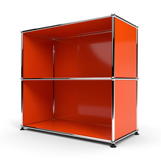 Sideboard 2x1 mit offen, Orange