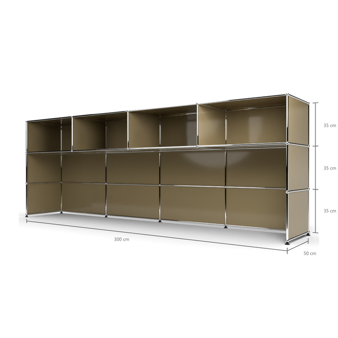 Theke 3x4 Tiefe 53 cm, Beige