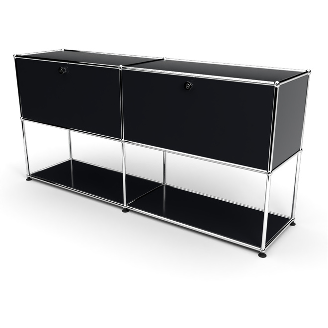 Sideboard 2x2 mit 2 Schubladen, unten offen