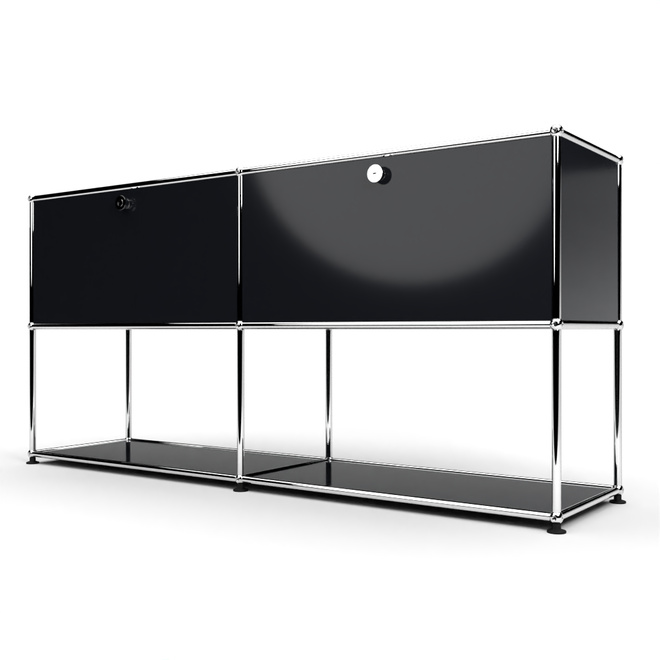 Sideboard 2x2 mit 2 Schubladen, unten offen