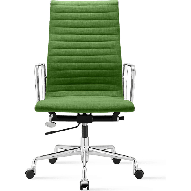 Brostuhl Hoher Office Stuhl mit Stoffbezug aus Flachgewebe Grn